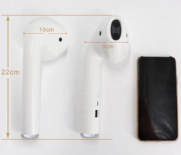 Image du produit PhoneLook Haut-parleur géant AirPod Bluetooth 4.2 Chip Sound stéréo basses profondes (5 h)