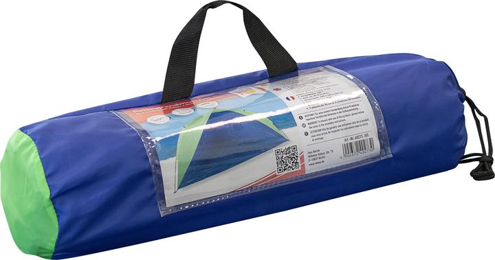 Actual product image Idena 40000 - Beach awning UV protection 60+, approx. 2.4 x 1.25 x 1.25 m, lightweight and compact for (beach tent)