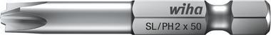 Actual product image Wiha Bit Professional PlusMinus/Phillips 1/4" (32686) SL/PH1 x 90 mm (90 mm)