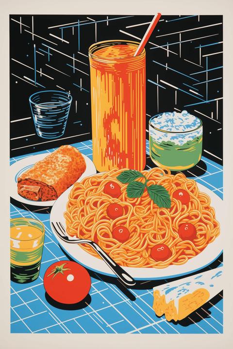 Produktbild VE Pasta et al Klappkarte Motiv Pasta Peperonata 5 Ex. (5 Stk.)