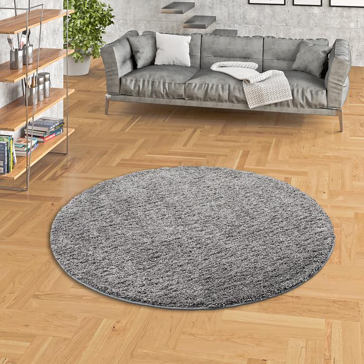 Produktbild Snapstyle Luxus Hochflor Langflor Teppich Milano (Ø 200 cm)