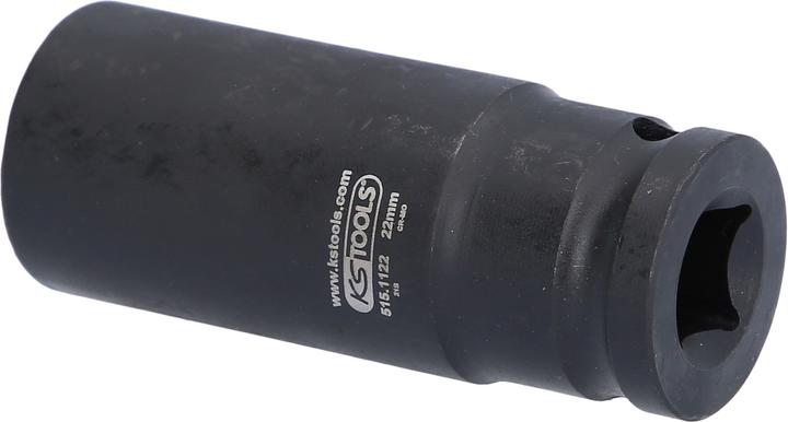 Produktbild KS Tools 1/2" Kraft-Stecknuss lang (22 mm)