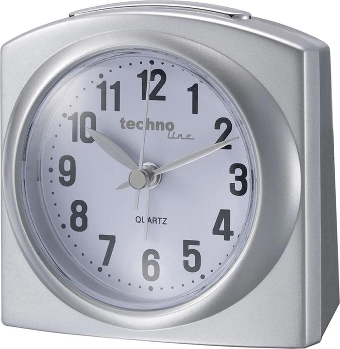 Actual product image Technoline Classic Alarm Clock Model L Silver