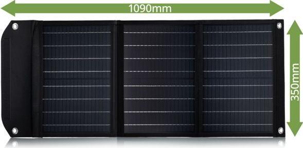 Productafbeelding Bresser Mobiel Zonnepaneel â€“ 40W â€“ Voor o.a. Smartphone & Tablets â€“ 3x USB (40 W)