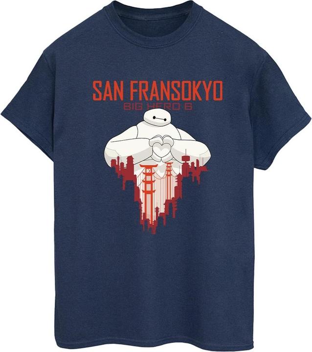 Disney Big Hero 6 Baymax San Fransokyo Heart TShirt (S)