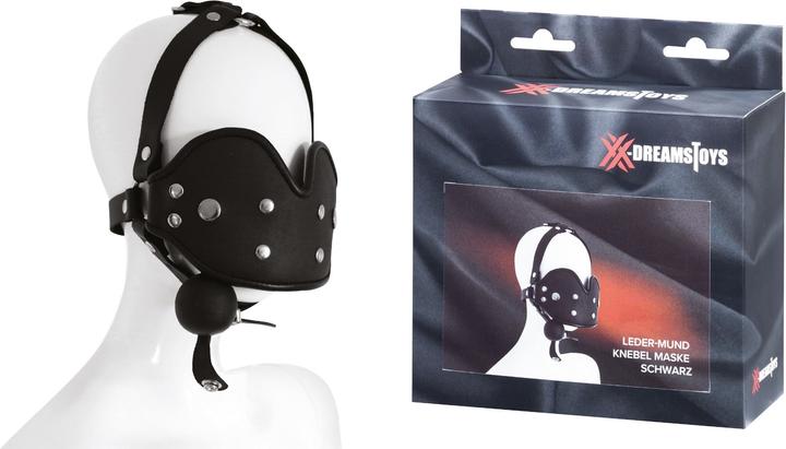 Produktbild XXdreamSToys Leder-Mund-Knebel-Maske