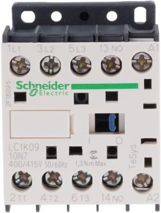 Produktbild Schneider Electric Schütz,Spule,3P,9A AC3 4kW 1NO 415Vac