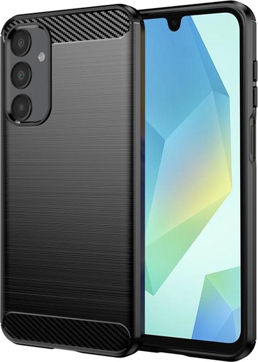 Produktbild Techsuit - Carbon Silicone - Samsung Galaxy A16 4G / A16 5G - Black (Samsung Galaxy A16, Samsung Galaxy A16 5G)