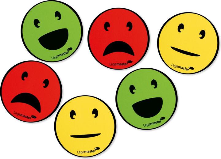 Produktbild Legamaster Emoticon Magnete traurig (5 x)
