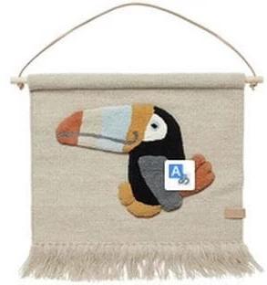 Actual product image Oyoy Toucan wall hanger 47 x 48 cm, multicoloured (47 x 48 cm)