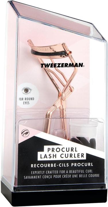 Actual product image Tweezerman Pro Curl Wimpernzange Rosé Gold 3 Stk.