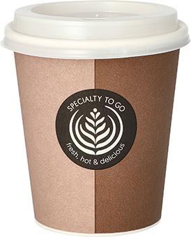 Produktbild Starpak Trinkbecher it Deckel PS "To Go" (10 x)