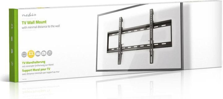 Produktbild Nedis Feste TV-Wandhalterung | 42-70 " | maximal unterstützes Bildschirmgewicht: 60 kg | Minimaler W (Wand, 70", 60 kg)