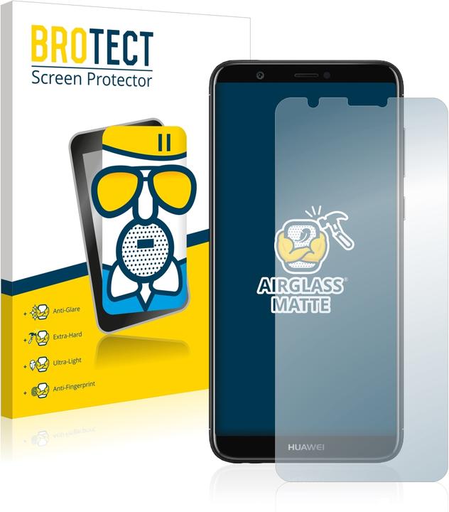 Produktbild BROTECT AirGlass Panzerglasfolie Matt (1 Stück, Huawei P Smart (2018))