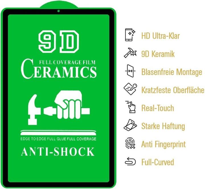 Actual product image Protectorking 3x Ceramic-Glass Full Cover HD Klar (3 Piece, Galaxy Tab S6 Lite)