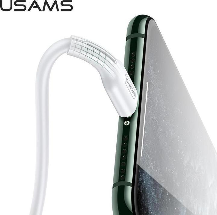 Image du produit Usams U43 Câble de charge rapide USB-C vers lightning 30W, blanc (1.20 m, USB 3.2 Gen 1, 30 W)