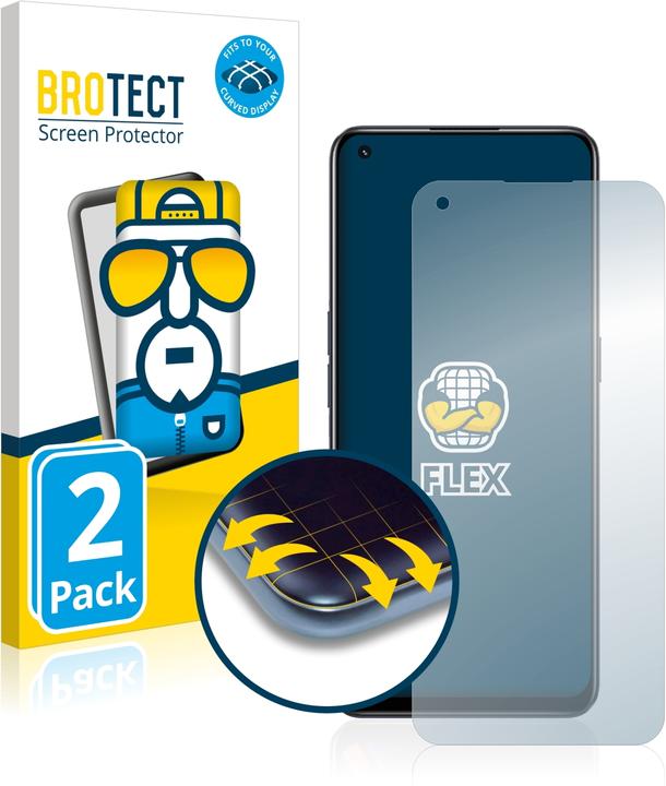 Produktbild BROTECT Full-Cover Displayschutz (2 Stück, Realme 9 Pro Plus)
