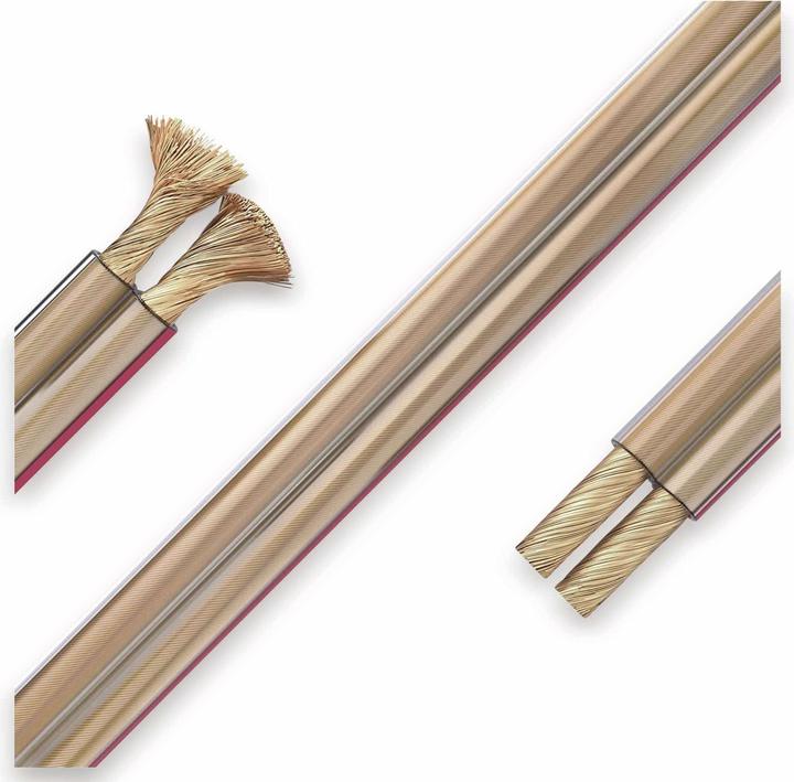 Productafbeelding Purelink Luidsprekerkabel, 2x2,5 mm² 50 m, transparant, OFC (50 m, 2.50 mm²)