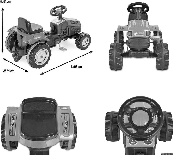 Produktbild Pilsan Kindertraktor 07314 Active