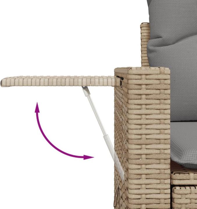 Immagine prodotto VidaXL Mobili da giardino Set di divani Set da giardino 7 pezzi Beige