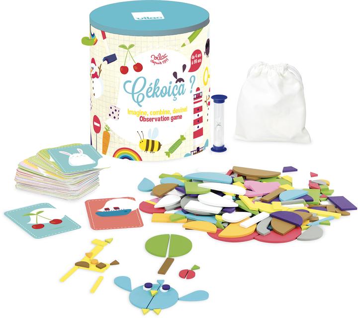 Image du produit Vilac Cékoiça- Jeu de pose (Français, Allemand, Anglais, Italien)