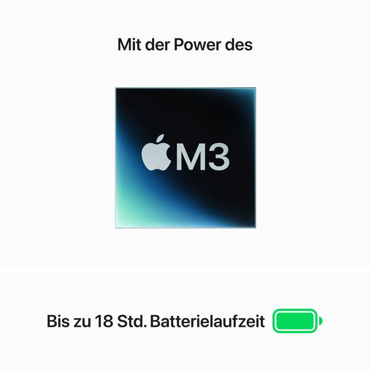 Image du produit Apple MacBook Air – 2024 (15", M3, 8 Go, 256 Go, CH)