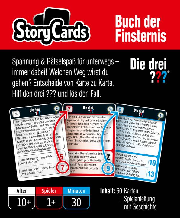 Actual product image Kosmos THE THREE??? SC Book Darkness (German)