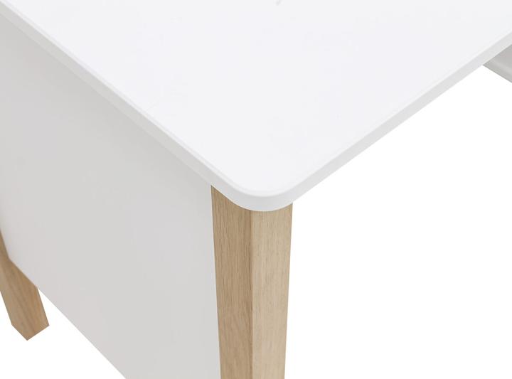 Actual product image Bopita Desk Mika White / Oak (78 x 130 x 60 cm)