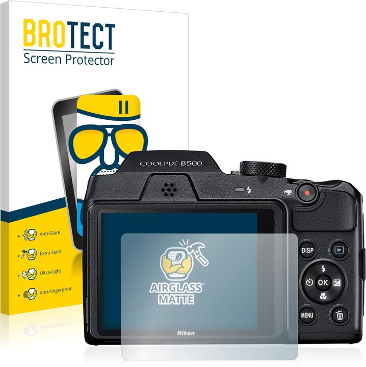 Produktbild BROTECT AirGlass Panzerglasfolie Matt (Displayschutz, Coolpix B500)