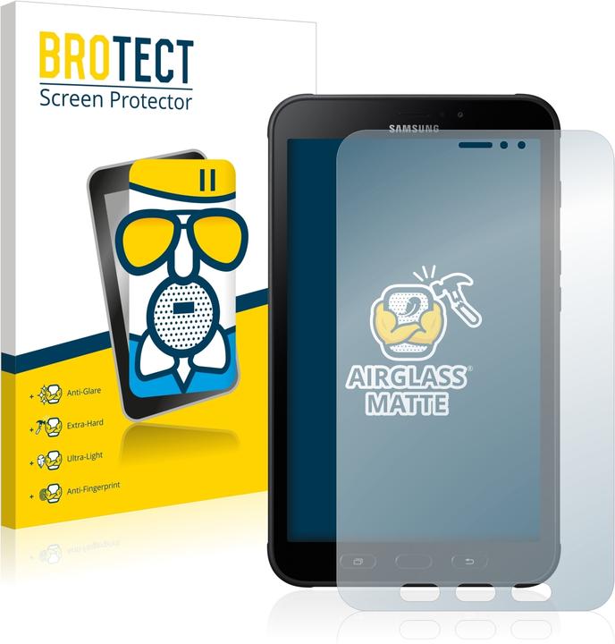 Actual product image BROTECT AirGlass Glass Matte (1 Piece, Galaxy Tab Active 2)