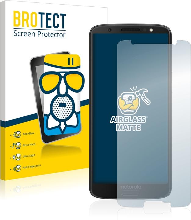 Produktbild BROTECT AirGlass Panzerglasfolie Matt (1 Stück, Motorola Moto G6)