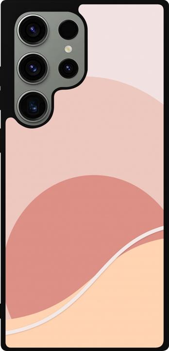 Actual product image PhoneLook Coque Silicone rigide noir Autumn 22 abstract sunrise (Samsung Galaxy S23 Ultra)