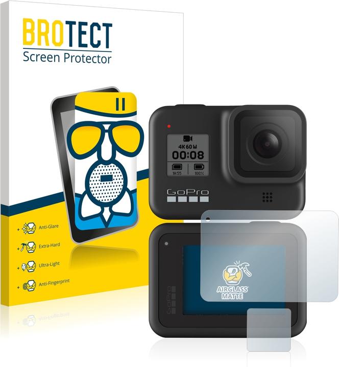 Actual product image BROTECT AirGlass Glass Matte (Hero 8 Black)