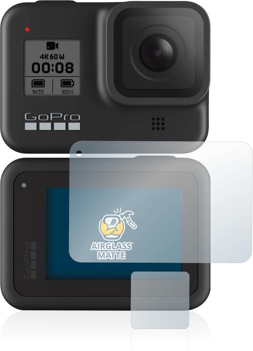 Actual product image BROTECT AirGlass Glass Matte (Hero 8 Black)