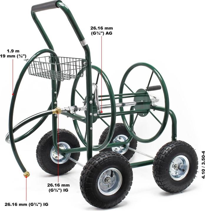 Produktbild Wiltec Schlauchwagen (76 m)
