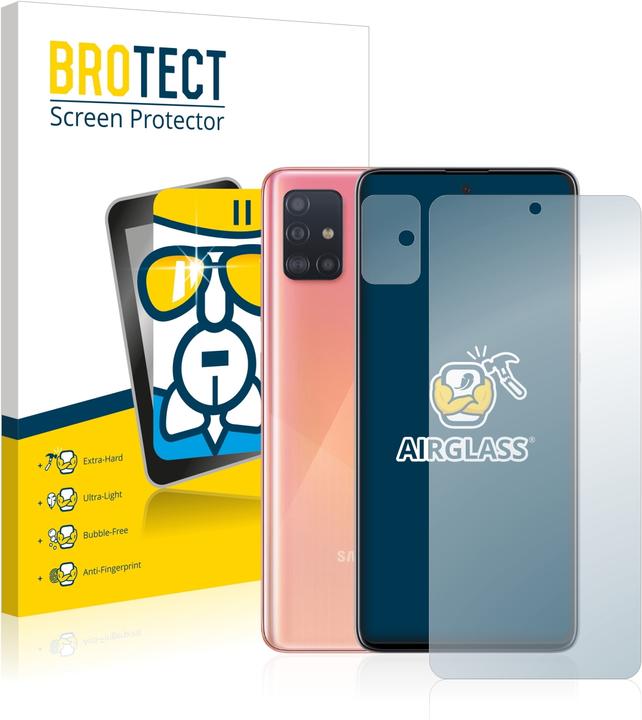 Actual product image BROTECT AirGlass Glass (1 Piece, Samsung Galaxy A51 5G)