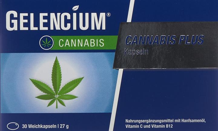 Actual product image Gelencium Cannabis Plus (30 Piece, Capsules, 27 g)