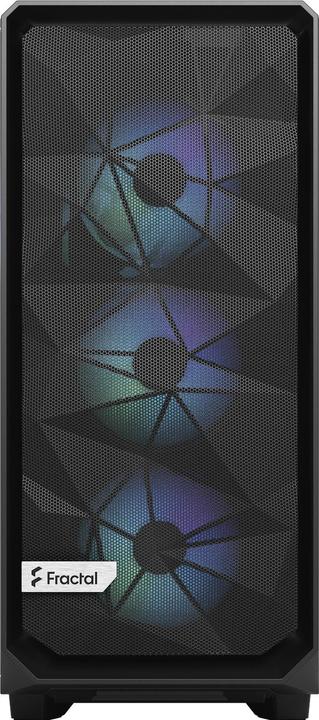 Actual product image Fractal Meshify 2 Compact RGB Black TG Light (ATX, mATX, Mini-ITX)