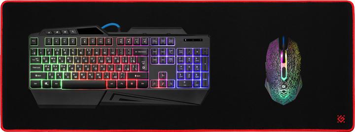 Produktbild Defender 50561 Mauspad Gaming-Mauspad Schwarz, Rot