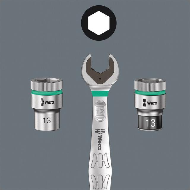 Actual product image Wera 8100 SA All-in Zyklop Speed Ratchet Set (6 mm, 12 mm, 14 mm, 10 mm, 7 mm, 11 mm, 5 mm, 8 mm, 9 mm, 13 mm, 4 mm)