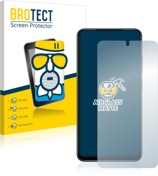 Produktbild BROTECT AirGlass Panzerglasfolie Matt (1 Stück, Xiaomi Redmi Note 11S)
