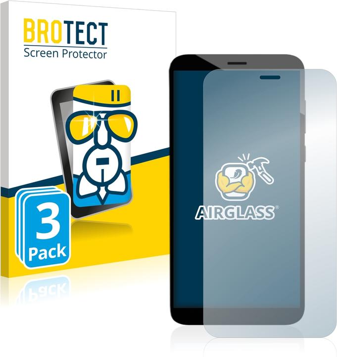 Produktbild BROTECT AirGlass Panzerglasfolie (3 Stück, PinePhone Pro Explorer Edition)