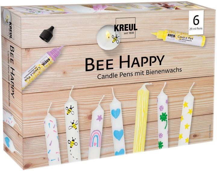 Produktbild Kreul Bee Happy (Schwarz, Grün, Gelb, Rosa, Hellblau, Violett, 174 ml)