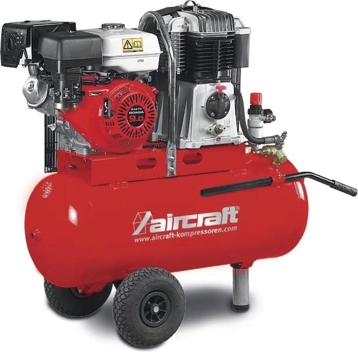 Produktbild Stürmer - AIRBAU 652/100 B PRO - Mobiler Kolbenkompressor mit Benzinmotor (14 Bar, 100 l)