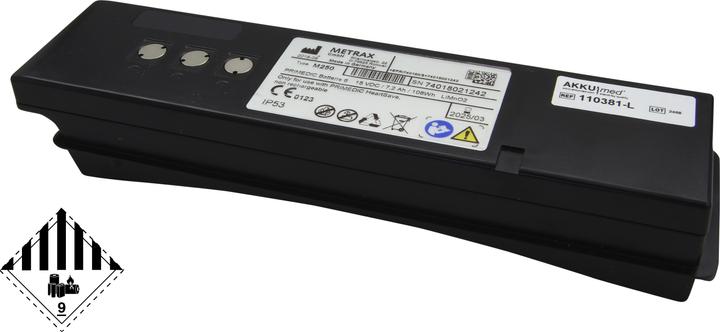 Produktbild Primedic Original Lithiumbatterie Typ 6 Defi HeartSave 6, HS6, HS6S - Typ M250 (1 Stk., 7200 mAh)