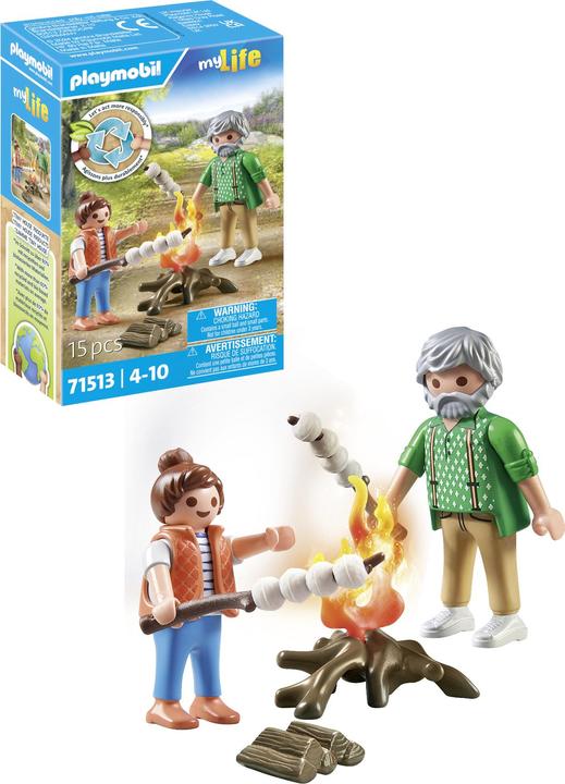 Produktbild Playmobil Lagerfeuer mit Marshmallows (71513, Playmobil My Life)