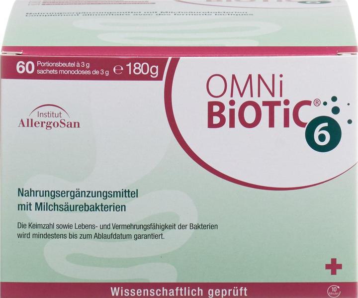 Image du produit Omni Biotic Complément alimentaire avec des bactéries lactiques (60 pièce(s), Poudre, 3 g)