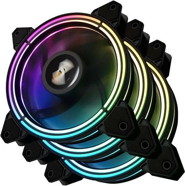 Produktbild Darkflash Tech CF11 Pro ARGB Computer Fan set 3in1 120x120 (black) (120 mm, 3 x)
