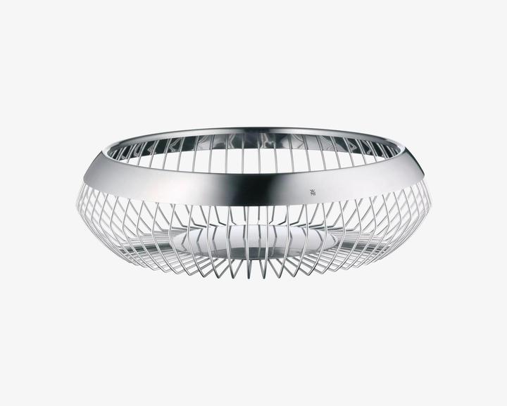 Productafbeelding WMF Fruitmand Decoratieve Fruitschaal Broodmand 24cm Lounge Roestvrij Staal Mat