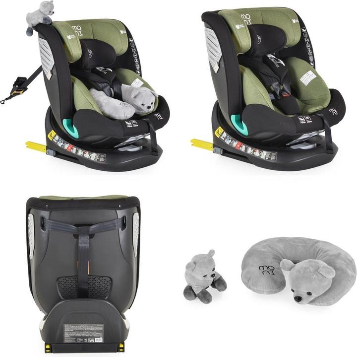 Actual product image Moni Siège enfant i-Size Serengeti (Booster seat, ECE R129/i-Size Standard)
